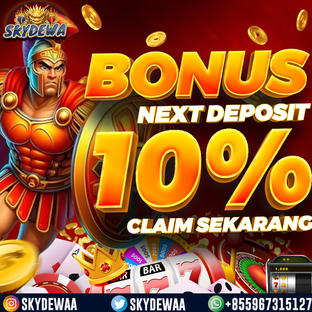 SitusSkydewa Menawarkan Bonus Deposit Harian 10%